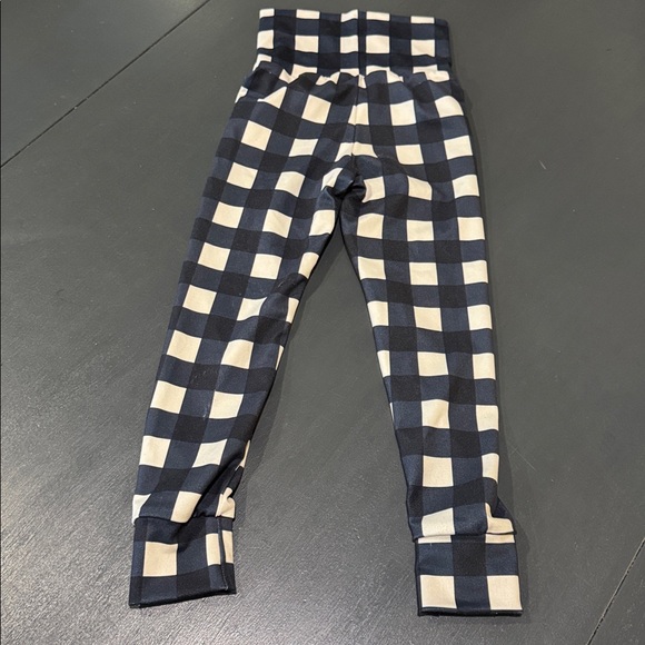 Little Foxies Plaid Peplum top and leggings Set 2T - Picture 5 of 8